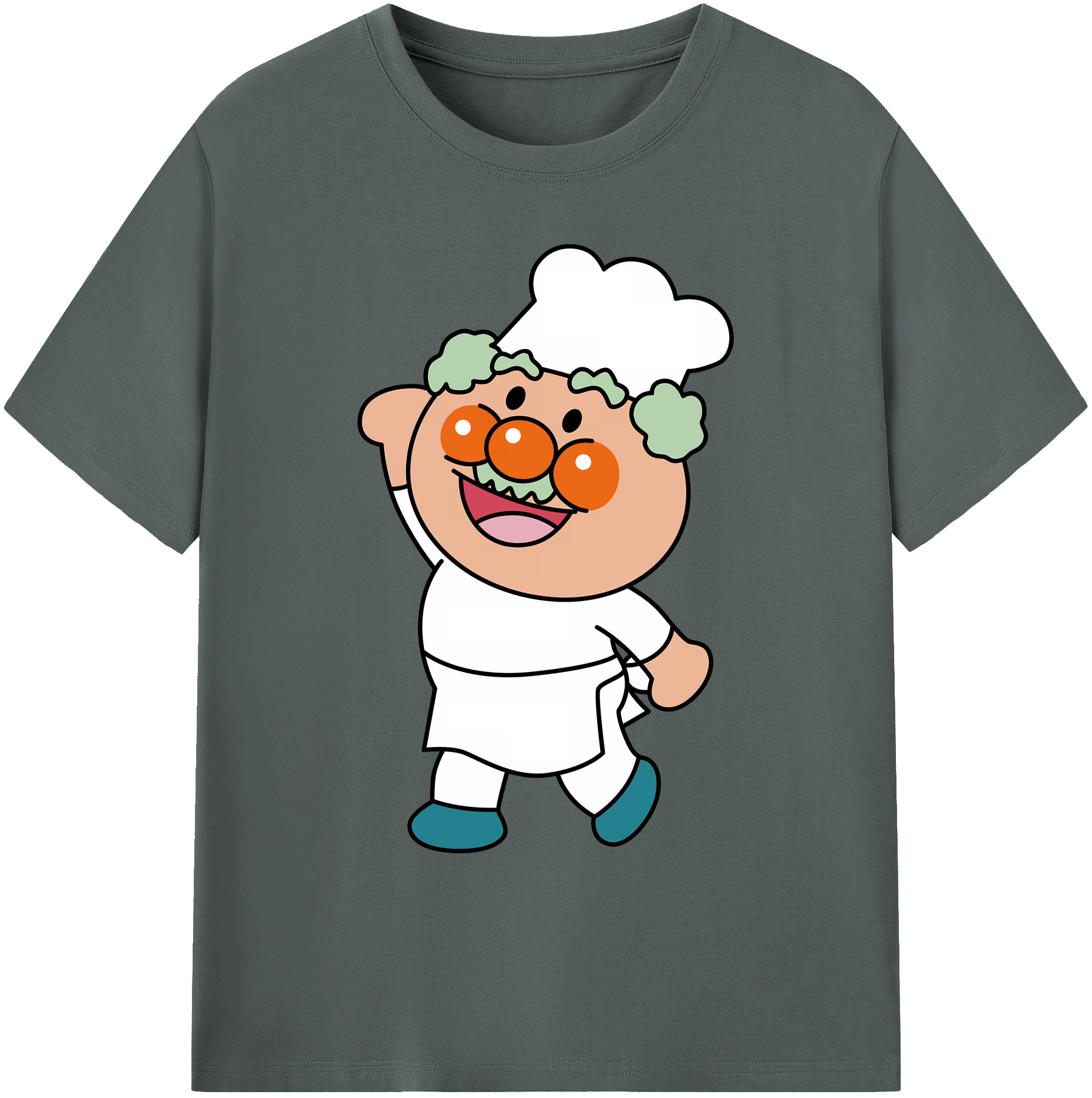 （画像用） アンパンマン Anpanman 綿100％ メンズ半袖Tシャツ｜肌触りやわらか＆通気性